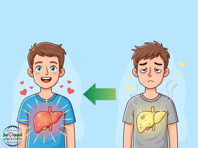پیشگیری از کبد چرب با تغذیه صحیح طب سنتی